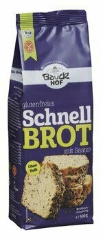Schnellbrot mit Saaten Bauckhof 3 x 500g