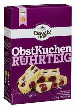 Obstkuchenteig Bauckhof 3 pack x 2 x 200g