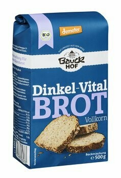 Dinkel Vitalbrot Vollkorn Bauckhof 3 x 500g
