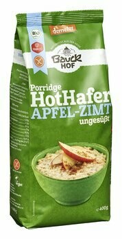 Hot Hafer Apfel Zimt Porridge Bauckhof 3 x 400g