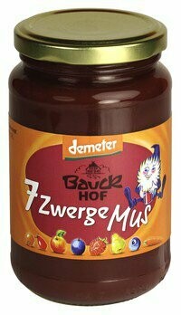 7 Zwerge Mus ungesüßt Bauckhof 3 x  360g