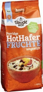Hot Hafer Früchte Porridge Bauckhof 3 x 400g