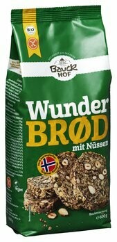 Wunderbrot mit Nüssen Bauckhof  3 x 600 g