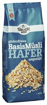 Hafermüsli Basis ungesüßt Bauckhof 3 x 425g