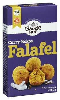 Falafel Curry Kokos Bauckhof 3 x Pack 160 g