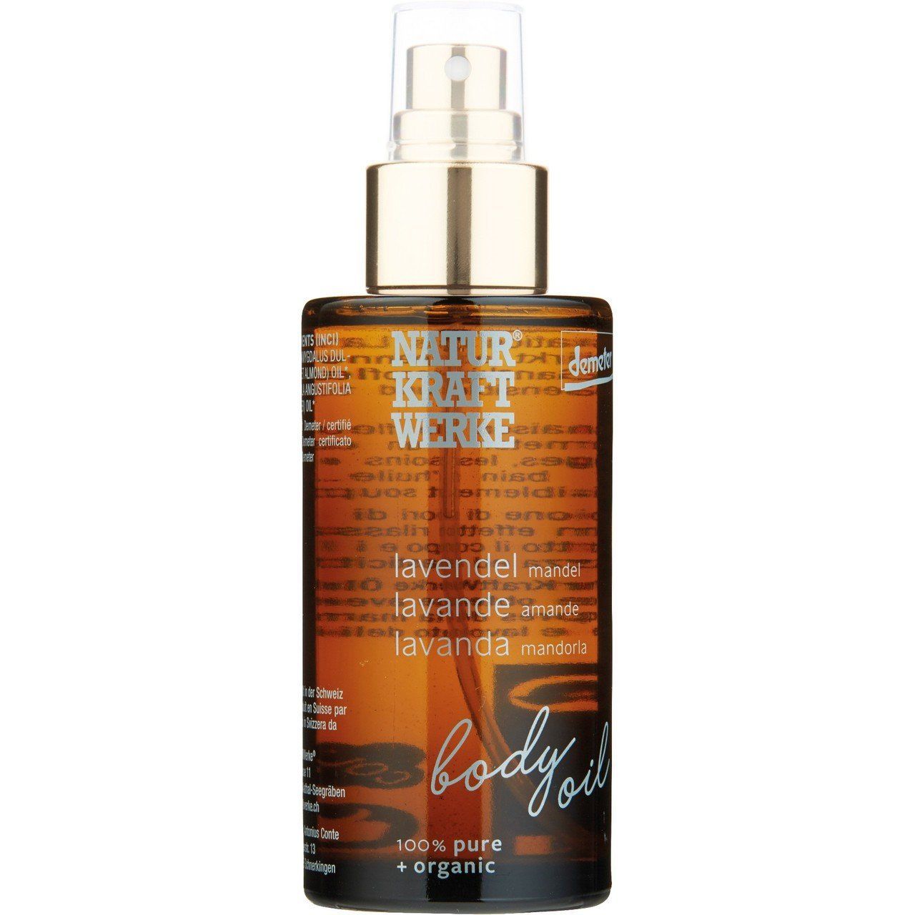 NaturKraftWerke Body Oil Lavendel Mandel 100ml