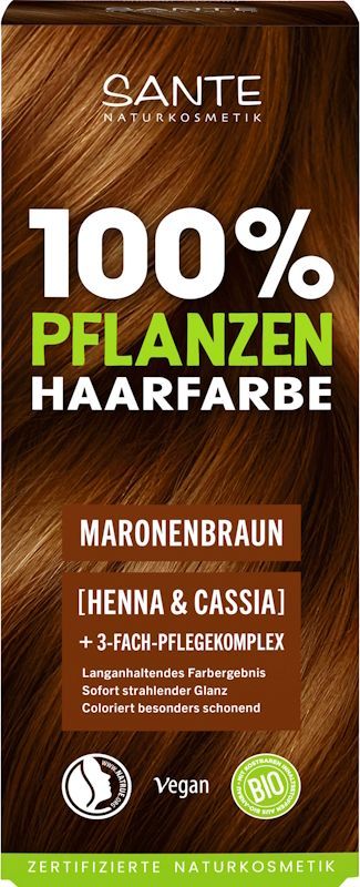 SANTE Pflanzenhaarfarbe 07 Mahagonirot 100 g
