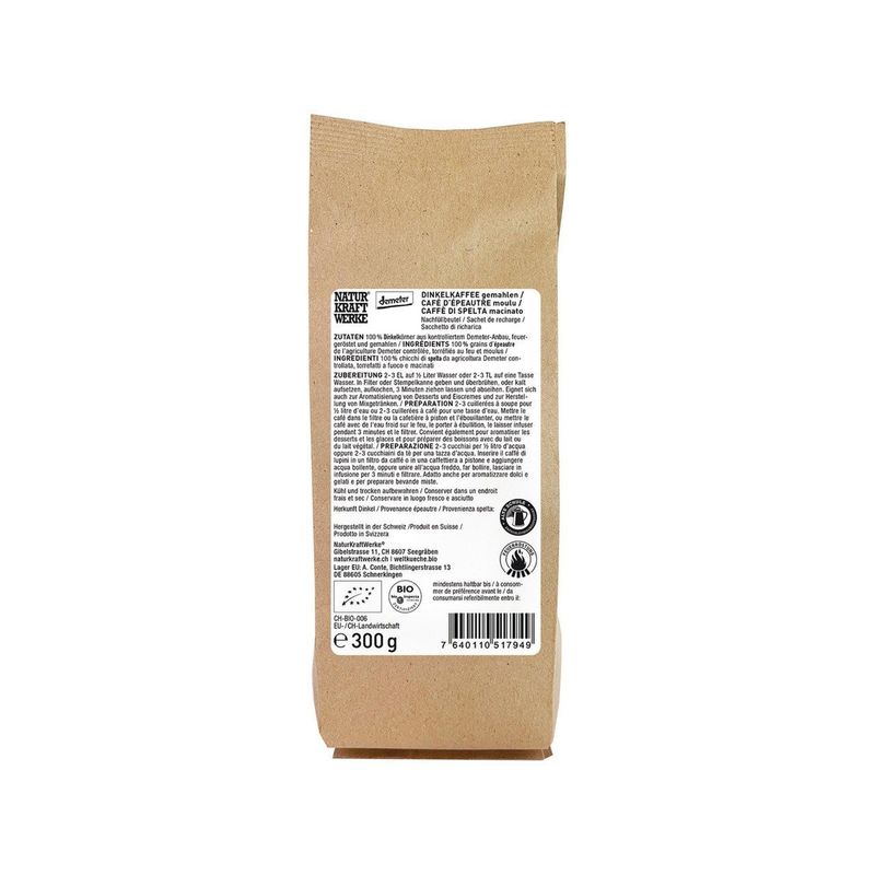 DINKELKAFFEE 300g Beutel DEMETER Naturkraftwerke