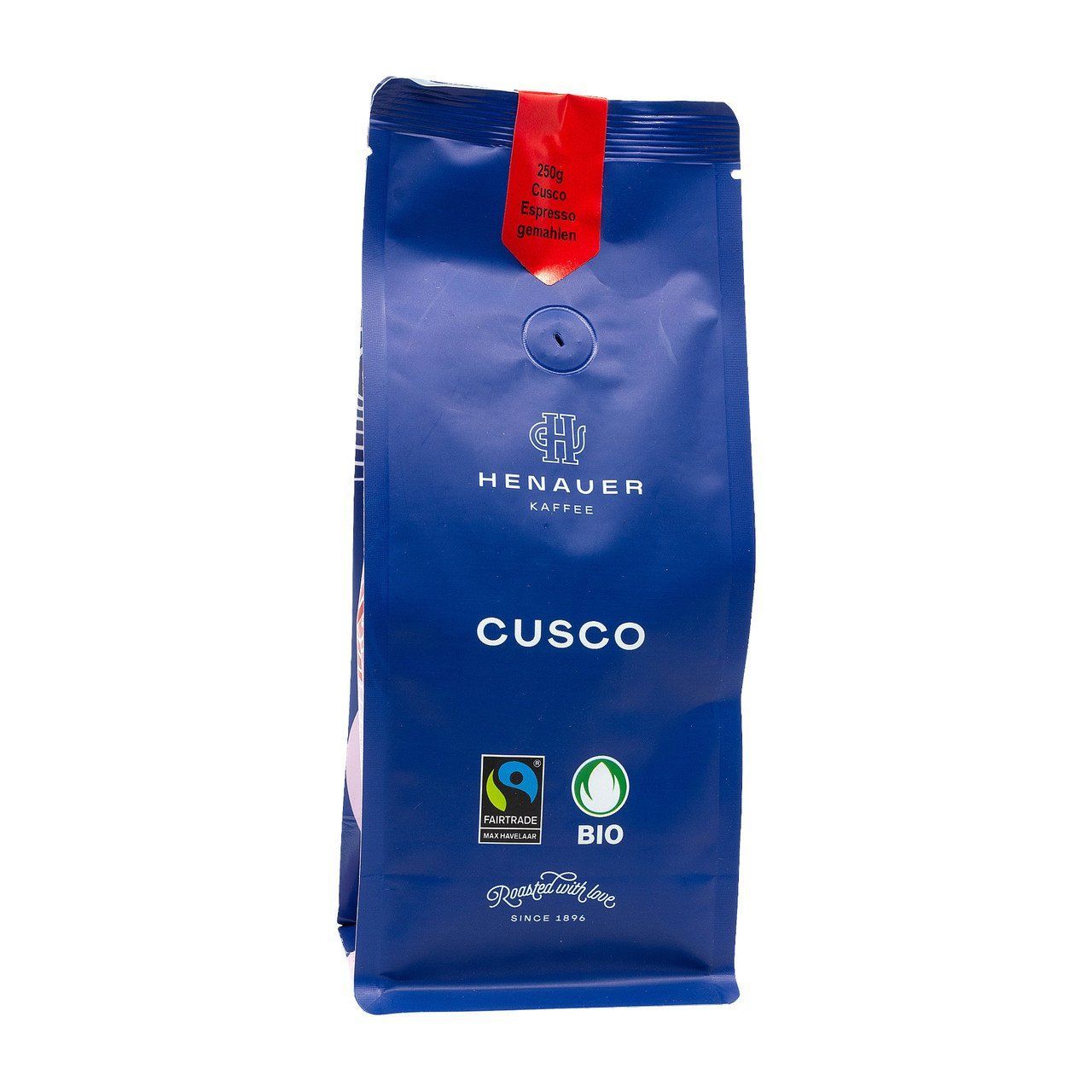 Kaffee Henauer Bio Cusco Espresso Kaffee gemahlen Beutel 250 g