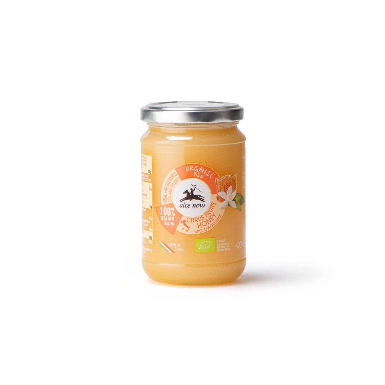 Honig Alce Nero Zitrusfrüchtehonig, EU Bio 400 g