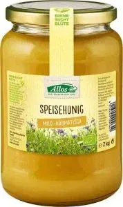 Honig Allos Bio Speisehonig Mildes Aroma 2kg Glas