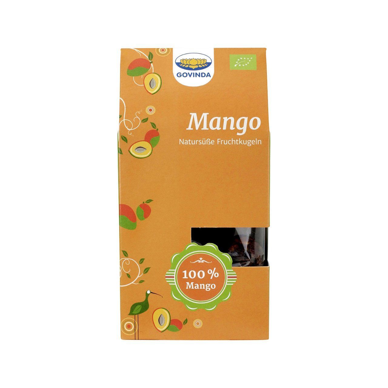 Govinda Mango Kugeln ohne Zucker EU Bio 120g