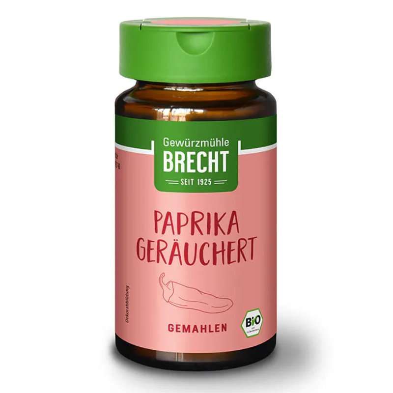Brecht Bio Paprika geräuchert Glas 2 x 40 g