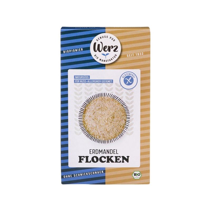 Werz Erdmandel Flocken glutenfrei Bio 250g