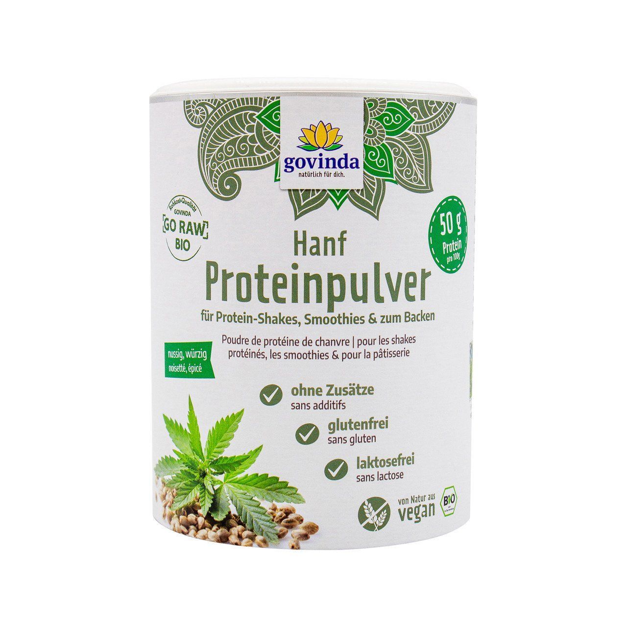 Hanf Proteinpulver Govinda Bio 400g