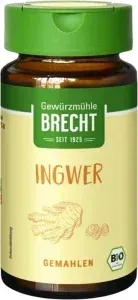 Brecht Ingwer gemahlen, Bio Glas 25g