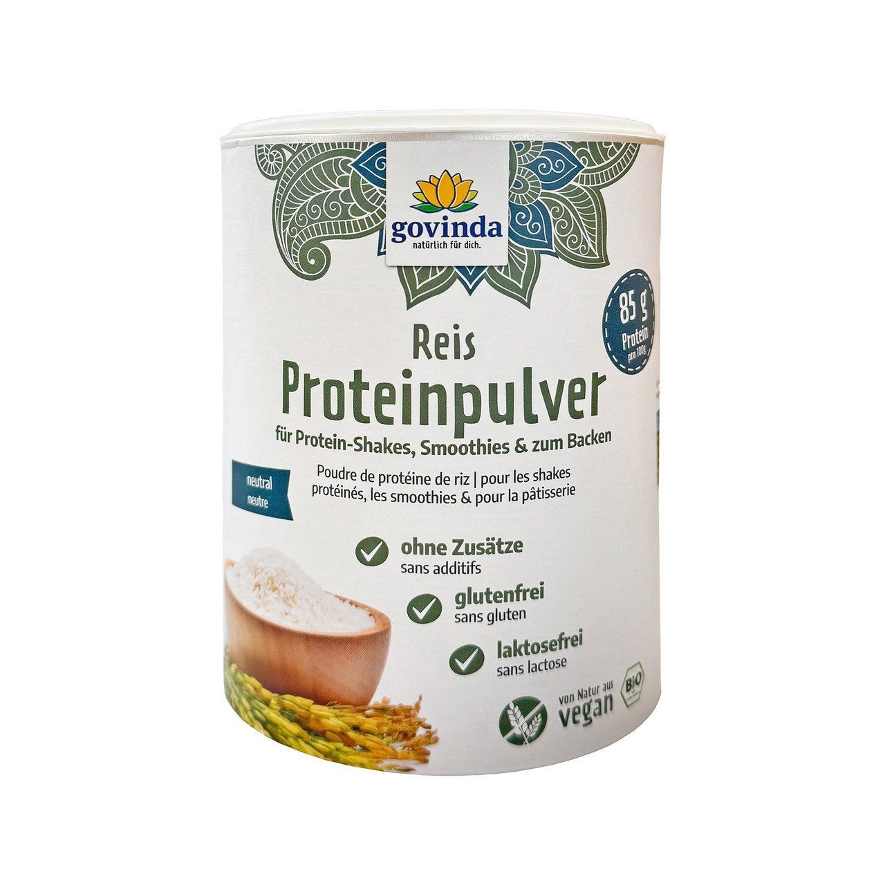Govinda Reis Protein Pulver, EU Bio 400g