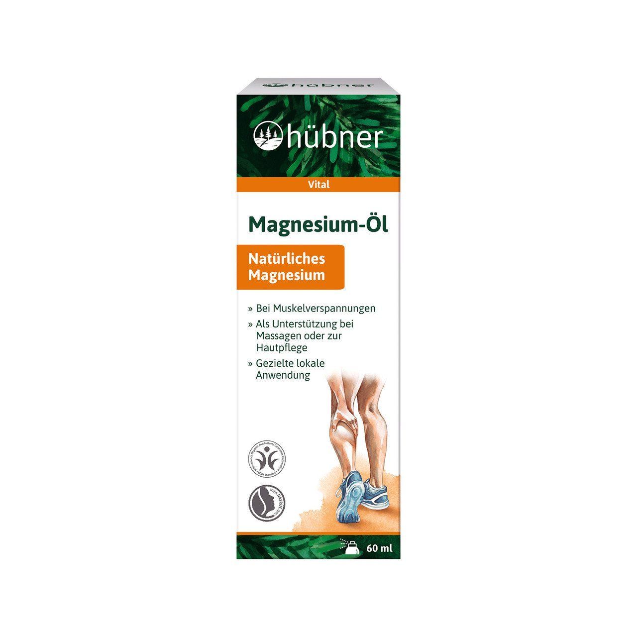 Hübner Vital Magnesium Öl Spray, NaTrue 60ml