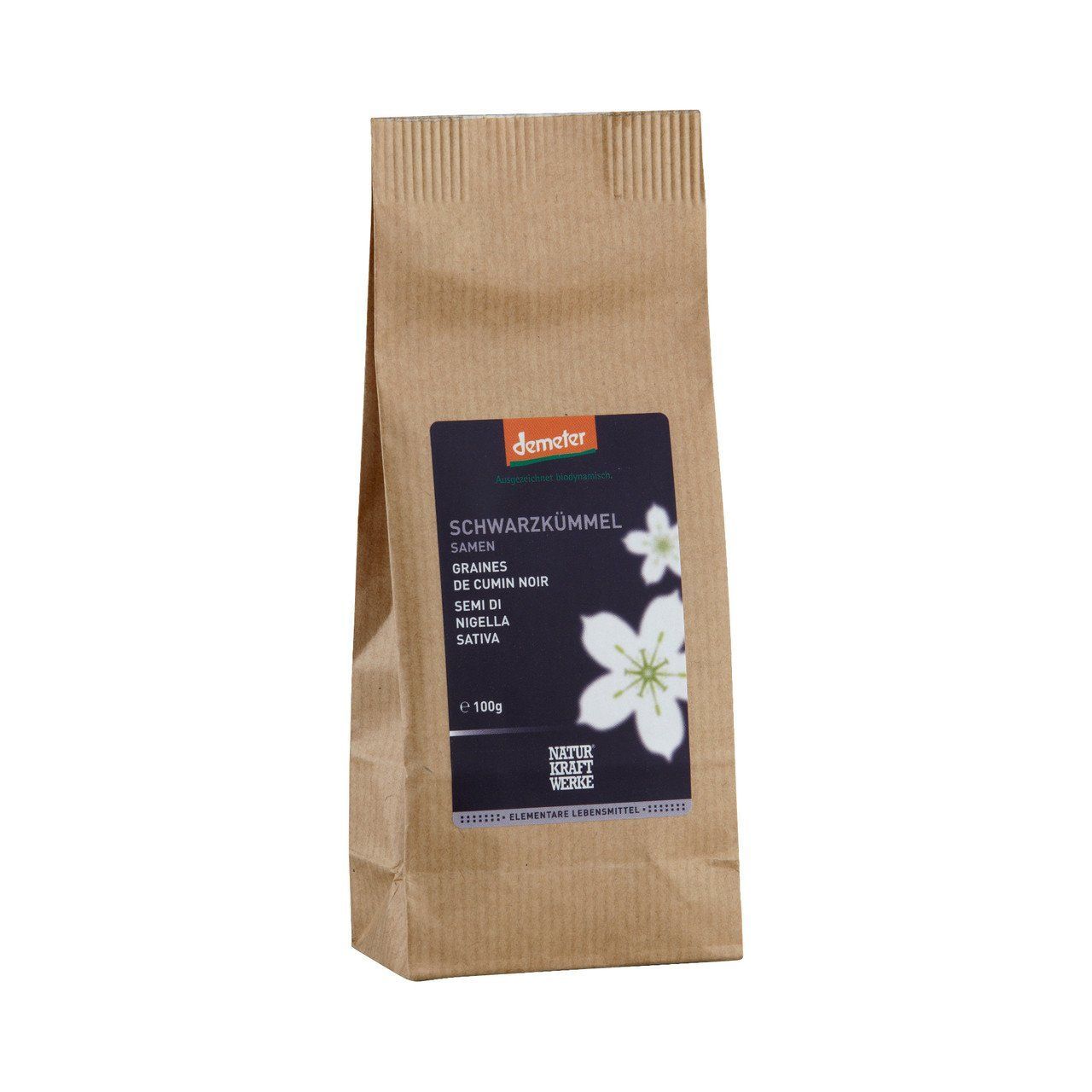 NaturKraftWerke Schwarzkümmel Samen, Demeter 100g