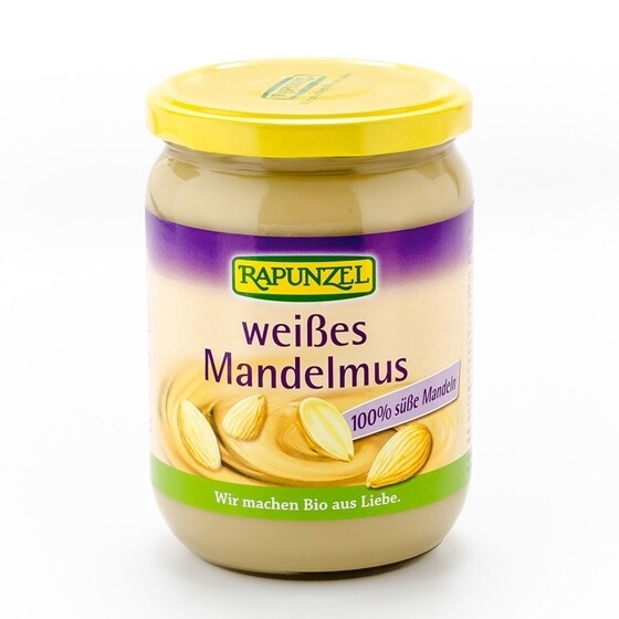 Mandelmus weiss Glas Rapunzel Bio  500 g
