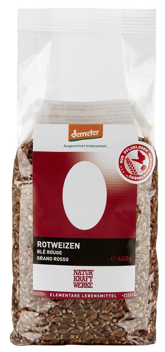 Rotweizen Demeter Naturkraftwerke 400g Rotweizen Demeter Naturkraftwerke 400g