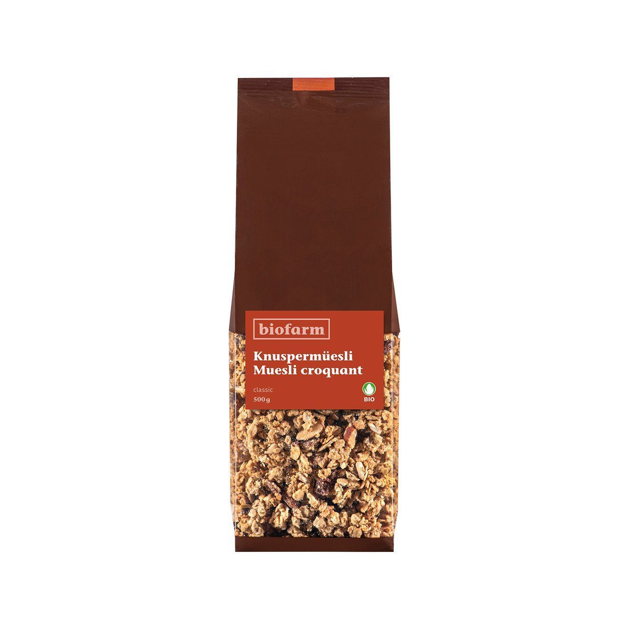 Knusper Müesli Classic Biofarm Bio 500 g