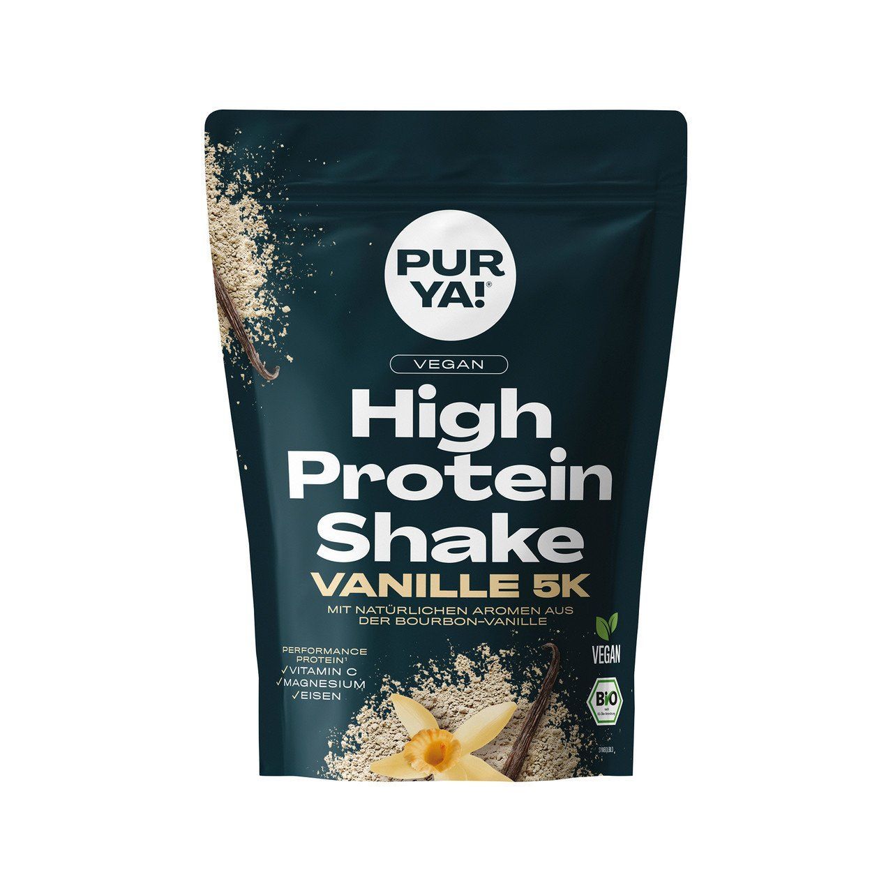 Purya! High Protein Shake, Vanille, EU Bio 300g
