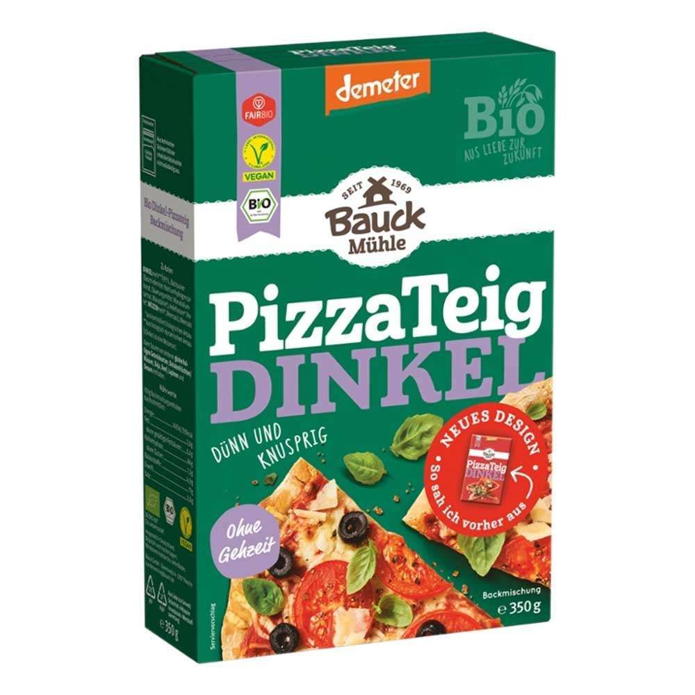 Bauck Mühle Backmischung Pizzateig Dinkel 3 x 350g