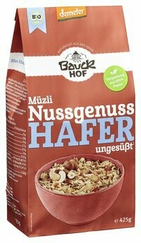 Hafermüzli Nussgenuss Bauckhof 3 x 425g