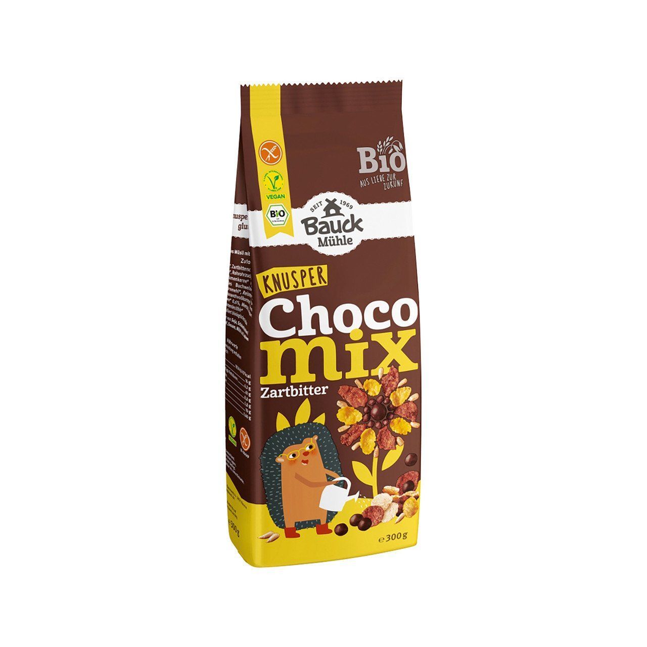 Knusper Choco Mix Zartbitter Bio glutenfrei, Bauck 3 x 300g Knusper Choco Mix Zartbitter Bio glutenfrei, Bauck 3 x 300g