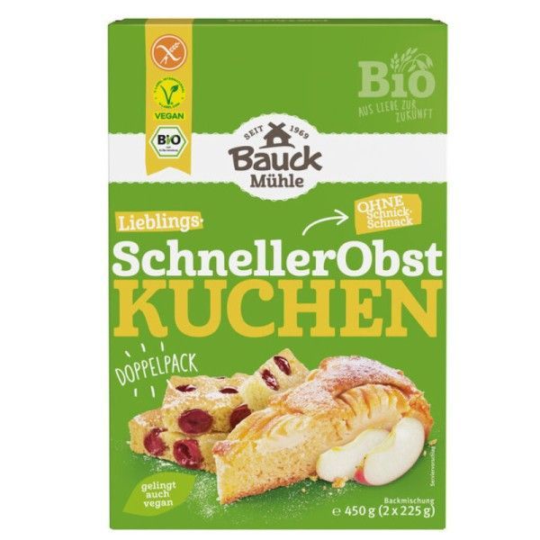 Schneller Obstkuchen Bauckhof 3 x 450g Schneller Obstkuchen Bauckhof 3 x 450g