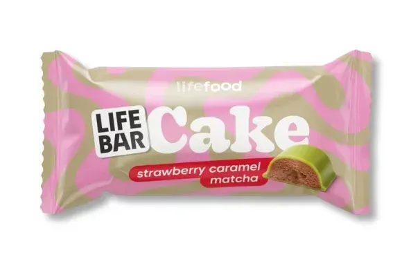 Lifefood Lifebar Cake Strawberry Caramel Matcha EU Bio 12x35g