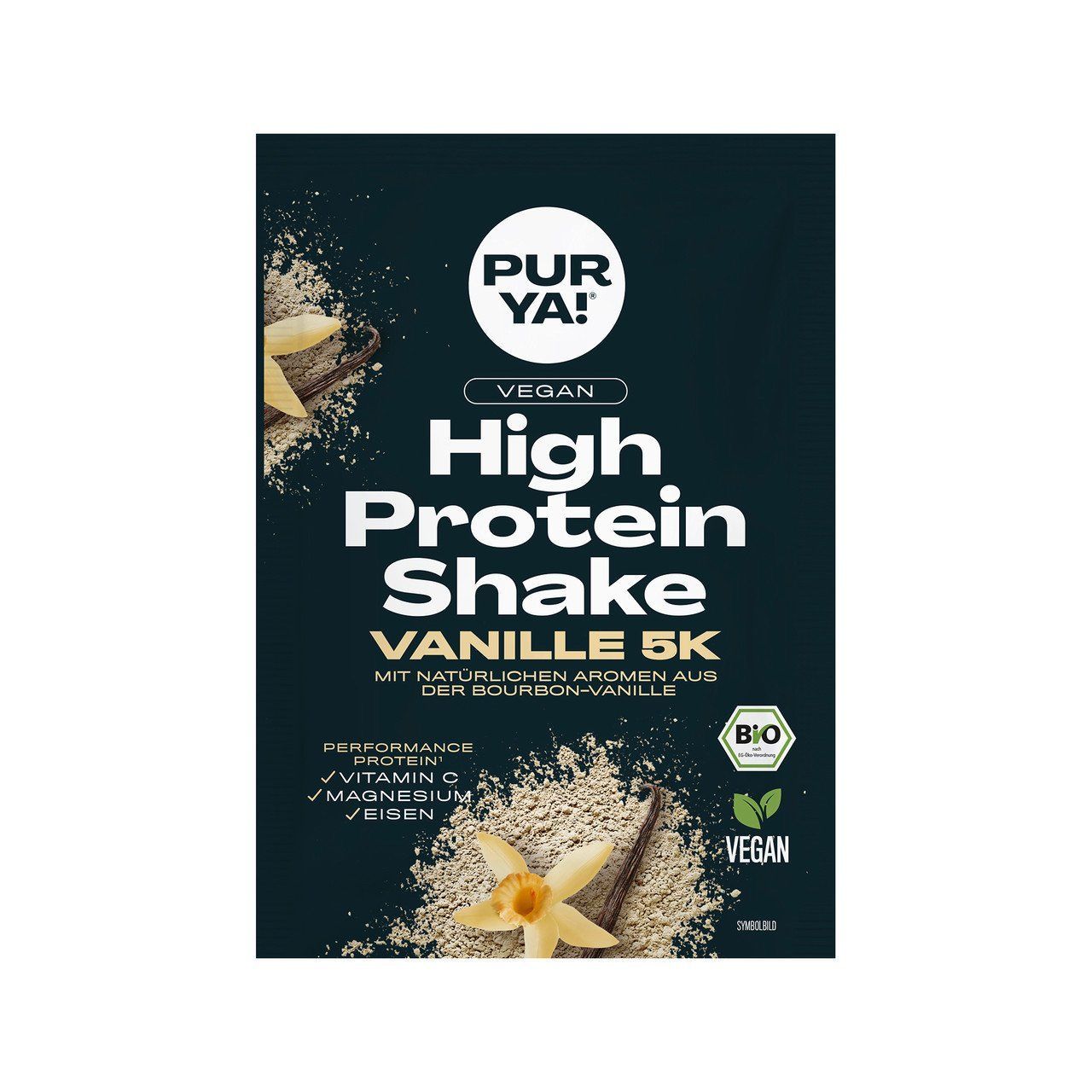 Purya! High Protein Shake, Vanille, EU Bio 10x30g
