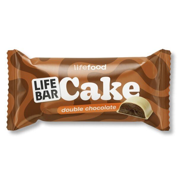 Lifefood Lifebar Cake Double Chocolate, EU Bio 12x35g