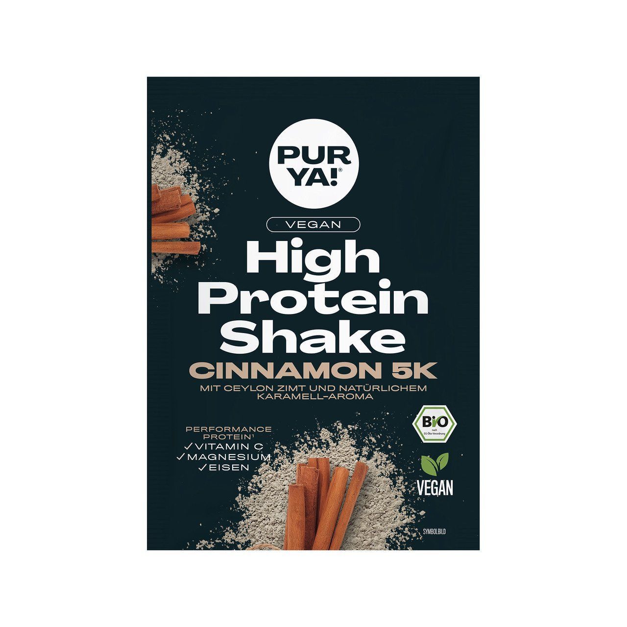 Purya! High Protein Shake, Cinnamon, EU Bio 10x30g