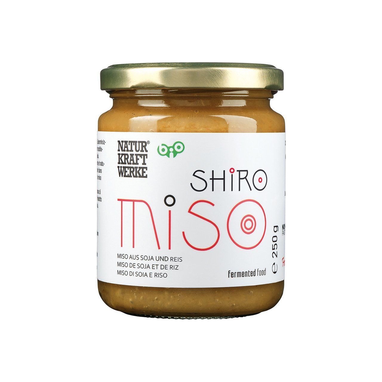 NaturKraftWerke Shiro Miso (Miso aus Soja und Reis), EU Bio 250g