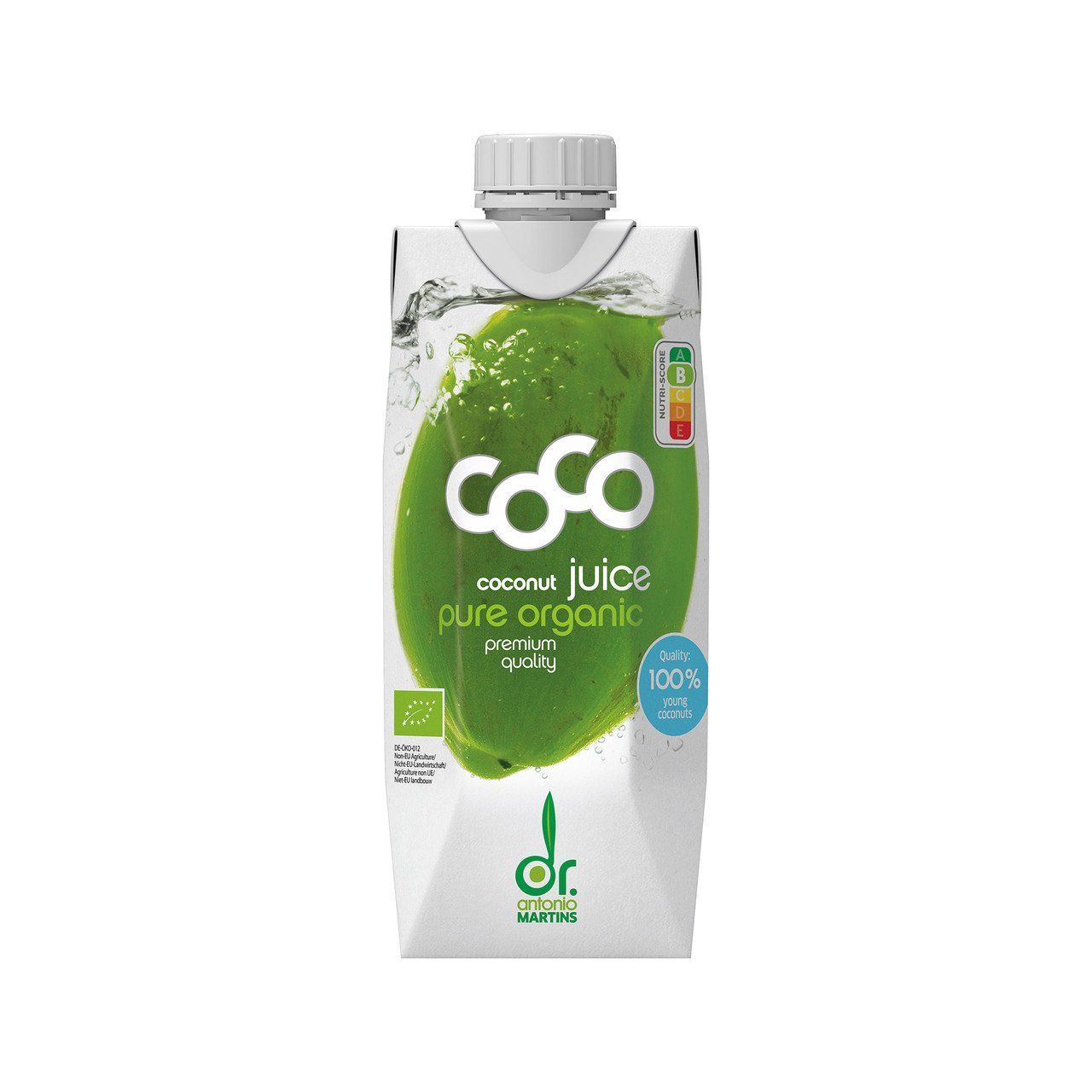 Dr. Martins Coco Saft pur, EU Bio Kokoswasser EU Bio 330ml