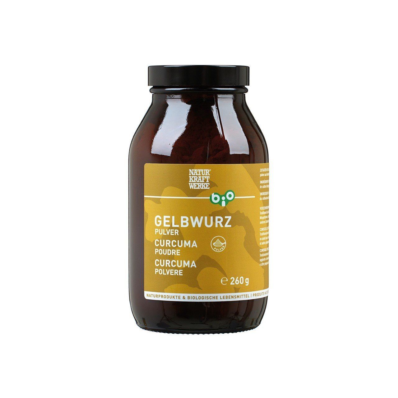 Gelbwurz Pulver Kurkuma NaturKraftWerke Bio 260g