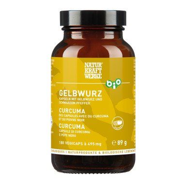 Gelbwurz 180 Vegicaps Kurkuma  NaturKraftWerke
