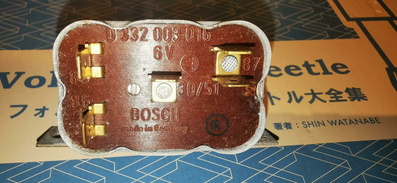 NOS Bosch 6v relay, 0 332 003 016