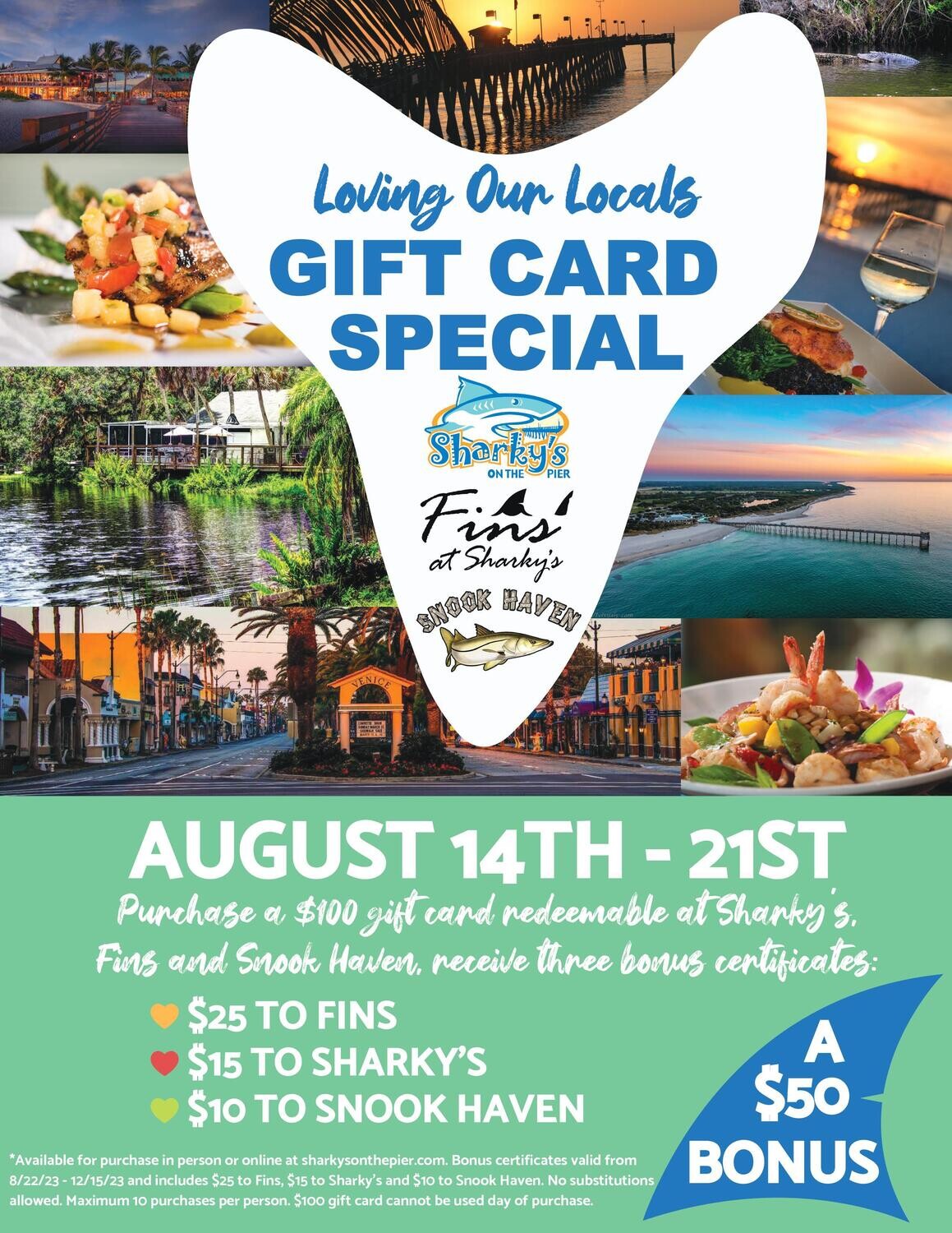 Loving Our Locals Gift Card Bonus 100 Gift Card