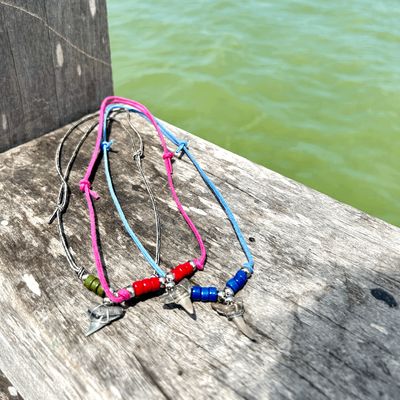Colored Tooth Necklace