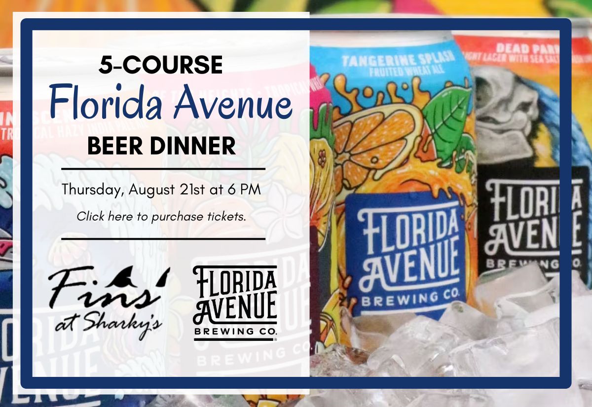 Fins&#39; 5-Course Florida Avenue Brewing Beer Dinner