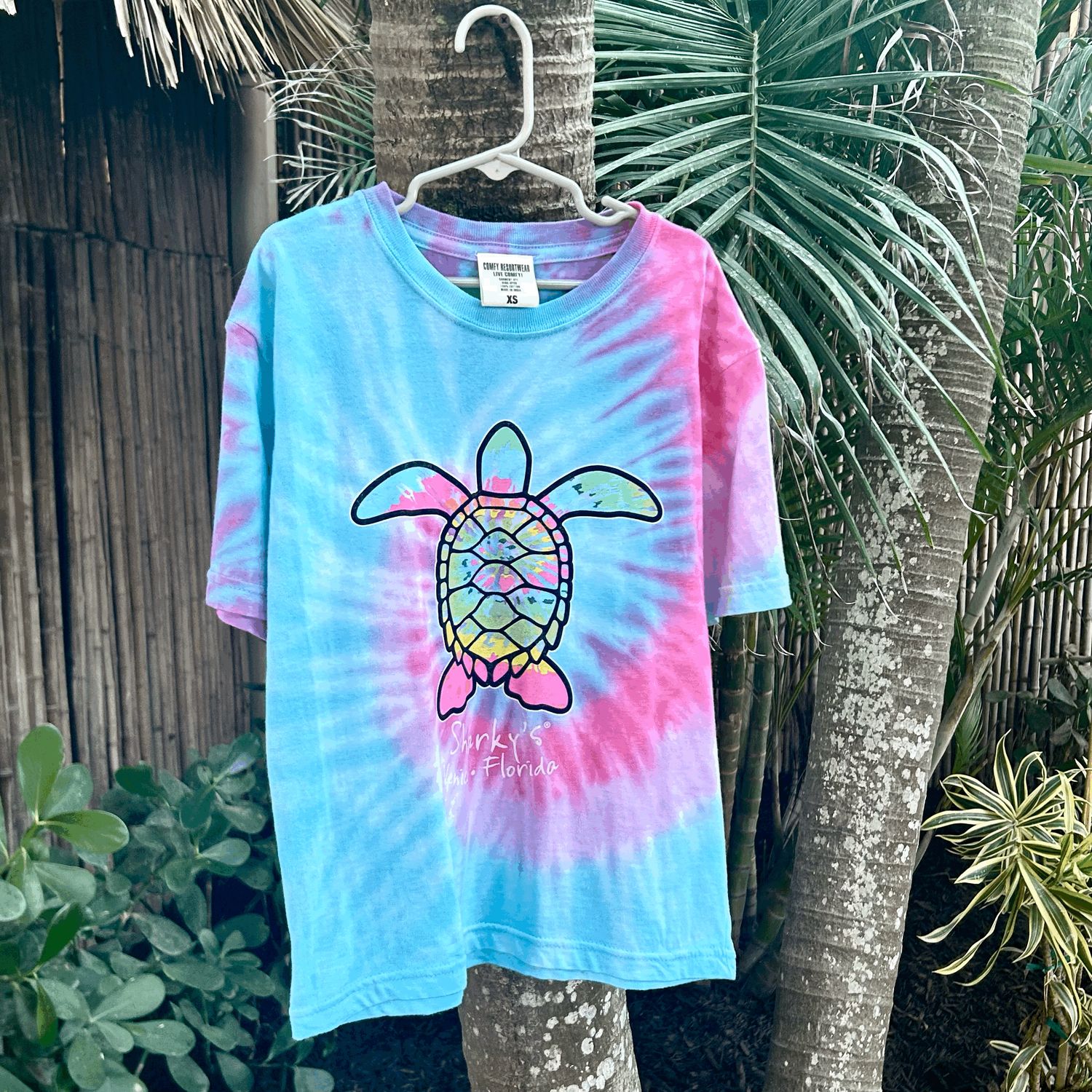Girls Turtle Tie Dye