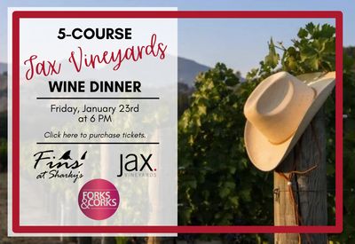Fins' 5-Course Jax Vineyards Wine Dinner