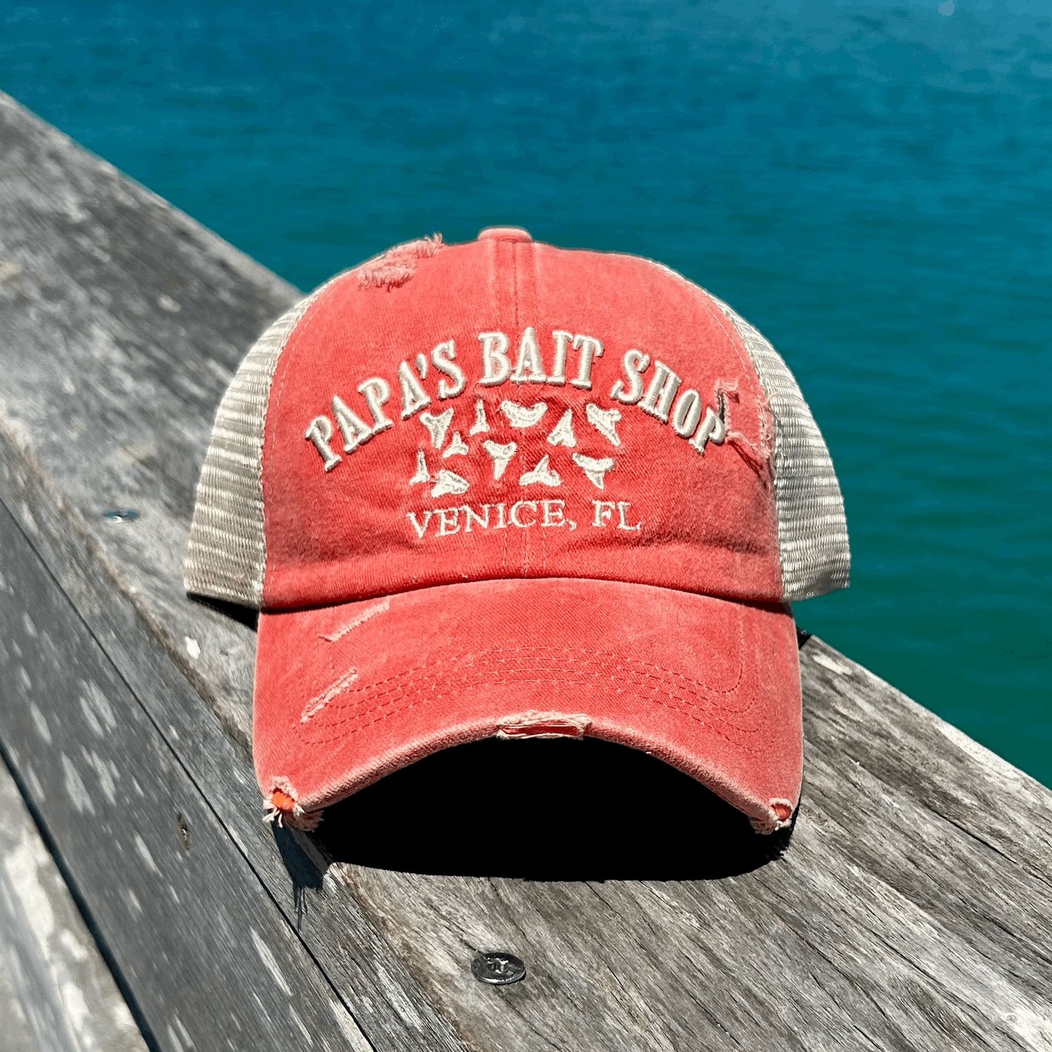 Papa's Bait Shop Hat Coral
