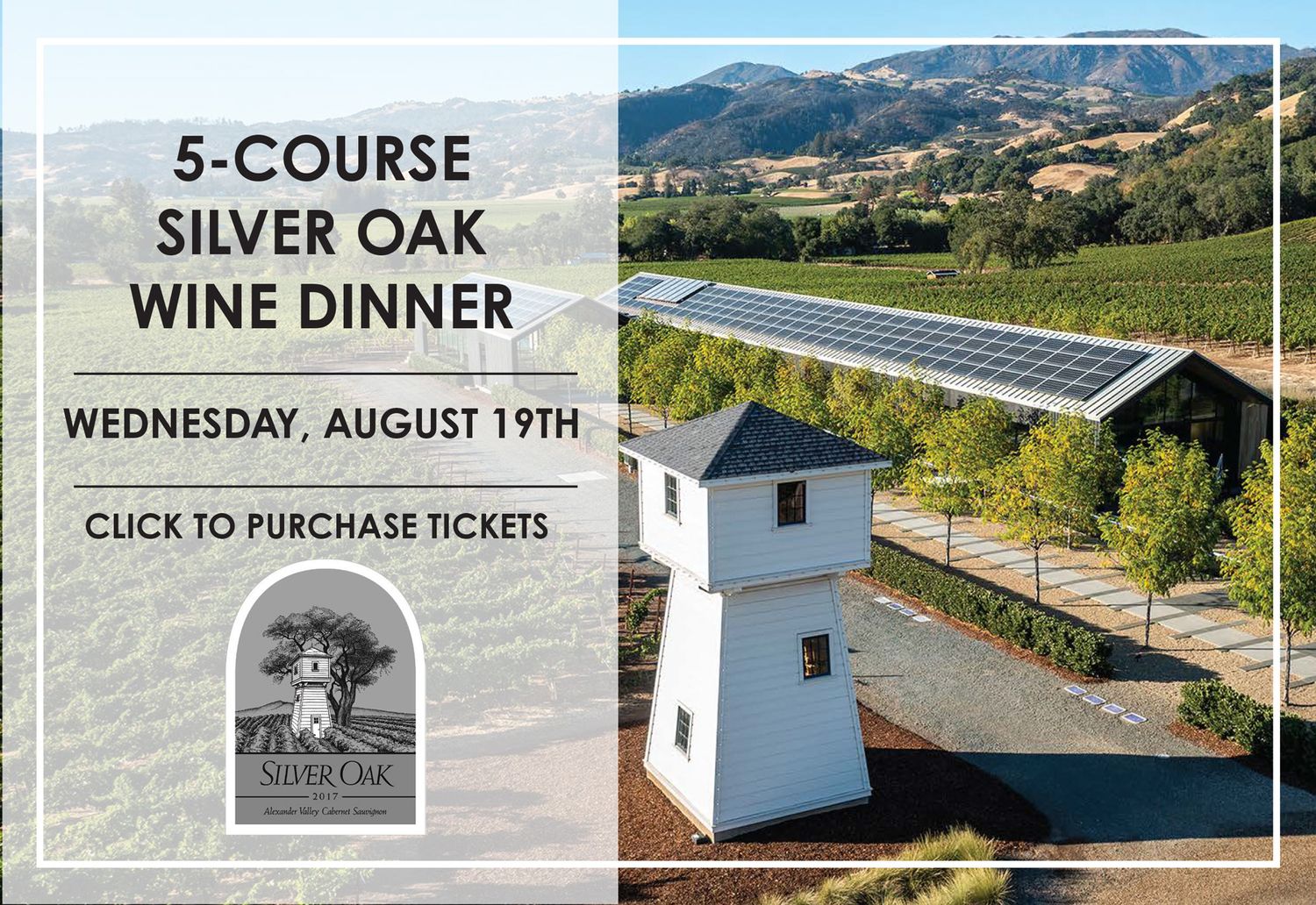 Silver Oak 5-Course Wine Dinner