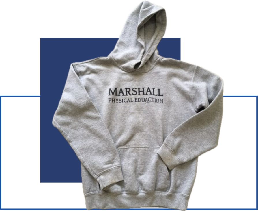 MMS Grey Hooded Sweatshirt