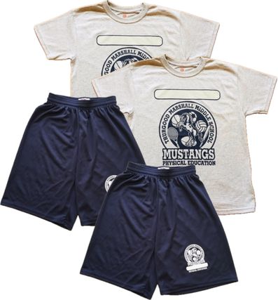 COMBO - MMS PE Uniform T-Shirt + Shorts