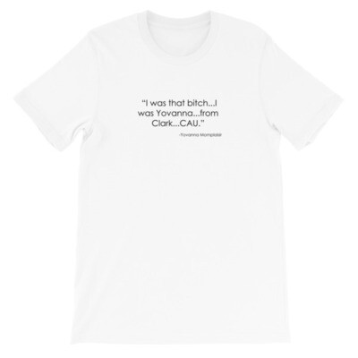 Short-Sleeve Unisex Quote T-Shirt